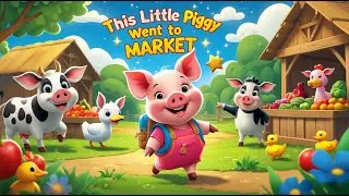 This Little Piggy Went to Market | Kids Favorite Nursery Rhyme