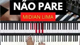 Não Pare - Teclado - Midian Lima | Aula de Teclado