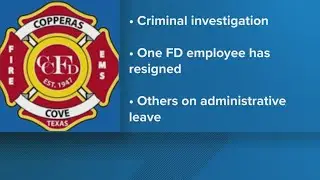 Copperas Cove PD announces criminal investigation into Copperas Cove FD