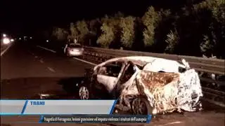 Trani Incidente Ferragosto lesioni gravissime ed impatto violento esito autopsia TG Teleregione 19 0