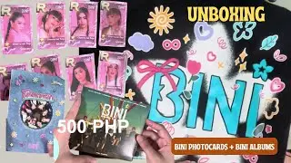 my unnecessary long BINI MERCH HAUL! | albums + rare photocards