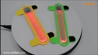 LED Lycra Pet Collar Cover Light Dog Collar Safety Light AIDI-M3