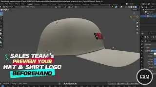 Previsualization for Logo on Garment