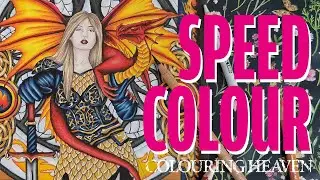 INCREDIBLE Elements SPEED COLOURING | Designs by Anne Stokes