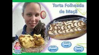 Torta Folheada de Ma&ccedil;&atilde;