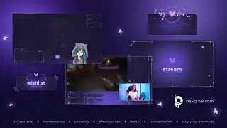 Butterfliy Bliss Animated Stream Pack ( Scenes, Overlas,y Vtuber Setup, Alerts..)