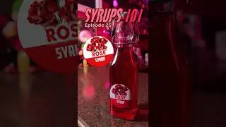 Syrups 101 - How to Make Rose Syrup 🌹 for Valentine&rsquo;s Day ❤️ #syrups #cocktails #valentinesday