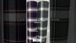 Waffle Madras Fabrics for #dressmaking #costumedesign #sewistsofinstagram #plaid #preppyfashion