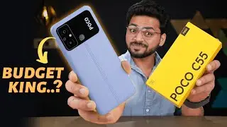 POCO C55 Unboxing and Review 🔥 | Budget King .? 🤔 At Rs 8,499/- Only | 50MP AI Camera 🚀