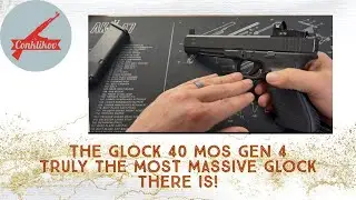 The Glock 40 mos gen 4 10mm. Truly the most massive Glock there is!#10mm  #glock