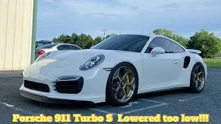 Porsche 911 991 Turbo S ￼Lowered suspension can be a problem and here&rsquo;s why.￼