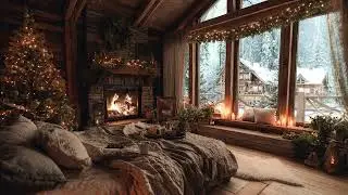 Winter Hush Fireplace &ndash; Soft Christmas Melodies for a Cozy Home