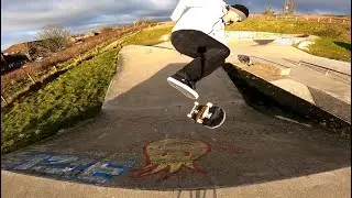 Trying to skate  when its -3 degrees outside