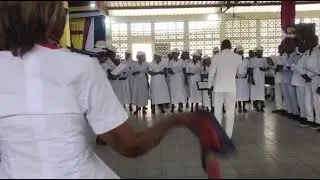Chorale du poste de djiri 1 à Brazzaville dans la division de Brazzaville 1 