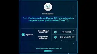 LIVE Webinar: Challenges during Manual QC: How automation supports human quality review (DocQC)