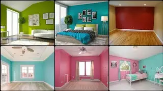 Bedroom Wall Colour Combination | Modern Bedroom Wall Painting Ideas | Bedroom Wall Colour code 