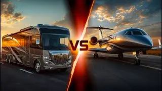 $5 MILLION Motorhome vs Private Jet &ndash; The ULTIMATE Luxury Showdown !!