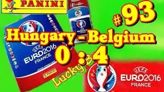 ⚽ PANINI UEFA EURO 2016 FRANCE OFFICIAL STICKER ALBUM EM Frankreich new UNBOXING 5 Aufkleber # 93