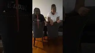 Shenanigans on a sunday Amani & her Aunt lol fruit roll up challenge !!