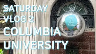 Visit Columbia University GSAPP EOYS and MFA Thesis show - New York daily vlog