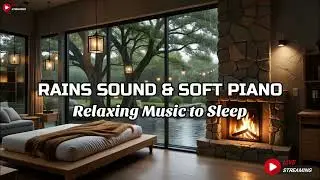 Relaxing Sleep Music + Insomnia | Rain Sounds for Stress Relief, Anxiety - FALL INTO SLEEP INSTANTLY