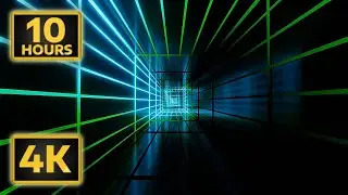 4K Backgrounds Luxury Screensaver TV Endless Shinny Hall Loop Color Change
