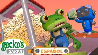 El accidente de las palomitas 🐸 Garaje de Gecko | Carros para ni&ntilde;os | Videos educativos