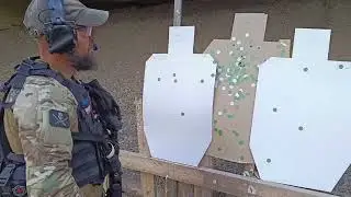 Dynamic shooting training.