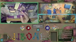 Gameplay for Disney Lorcana Set 10 Whispers in the Well - Deck: Sapphire Steel 246 - Day 3