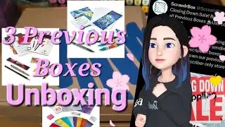 ScrawlrBox Closing Down Sale Haul | My Last 3 Previous Box Purchases