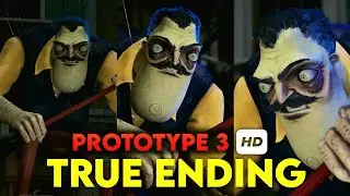 Hello Neighbor 3 Prototype 3 TRUE ENDING - Full Cutscene NEIGHBOUR REVEALED 