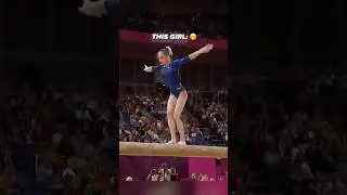 The Goddess of Sheep Jumps!😳 #gymnastics #dance #beam #perfect #olympics #sports