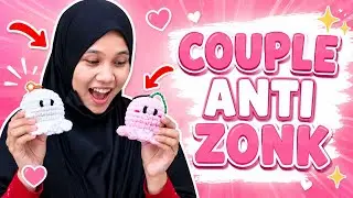 Gantungan kunci rajut octopus berpasangan/couple octopus/ ramah bagi pemula