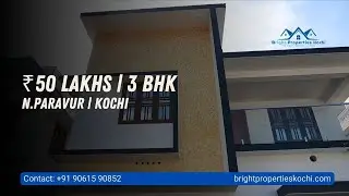 3 BHK Attached Independent House for Sale at ₹50 Lakhs | North Paravur | Kochi