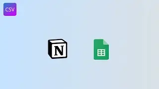 Export Notion to Google Sheets (New)