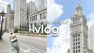 first week in 🇺🇸: new people, new environment, new adventures | Em.