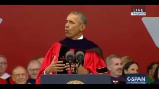 President Obama delivers Commencement Address on Rutgers University's 250th Anniversary