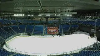 Rod Laver Arena transforms for the NHL Global Series&trade;