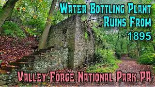 Ruins Of Colonial Springs Bottling Plant In Valley Forge National Park PA