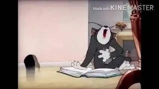 Tom laughing at scary pictures