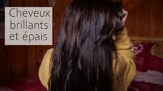 L'eau de riz pour des cheveux brillants