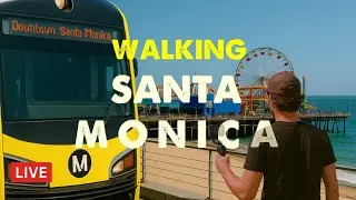 LIVE LOS ANGELES &bull;SANTA MONICA WALK CHAT BEACH IRL