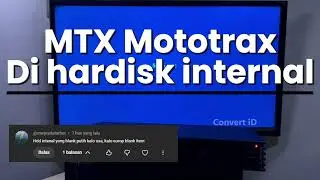 MTX Mototrax blank putih di hardisk internal PS2