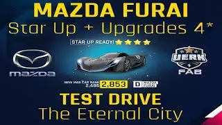 Asphalt 9 | Mazda FURAI | Star Up + Upgrades 4⭐️ + Test Drive @The Eternal City
