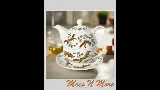 Tea for One Set - NEW Foxes