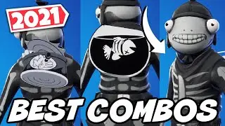 BEST COMBOS FOR THE SKULLFISH SKIN (2021 UPDATED)(SKULL SQUAD PACK)! - Fortnite