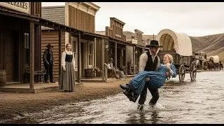A Rushing River and a Daring Rescue Created a Love Story for the Ages, the Cowboy and His Bride
