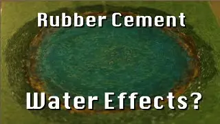 Research What? Rubber Cement Water Effects