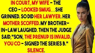 WIFE-CEO SMUG IN COURT. Judge: 