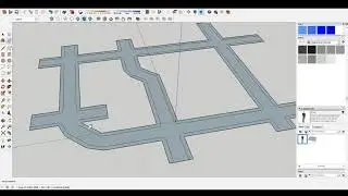 Sketchup - City Building Workflow - Timelapse